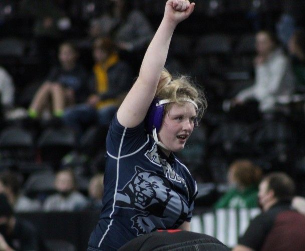 AGWSR&#039;s Rory Siems placed sixth at the IWCOA Girls State Tournament in Coralville. (Craig Shultz/MAP photo)