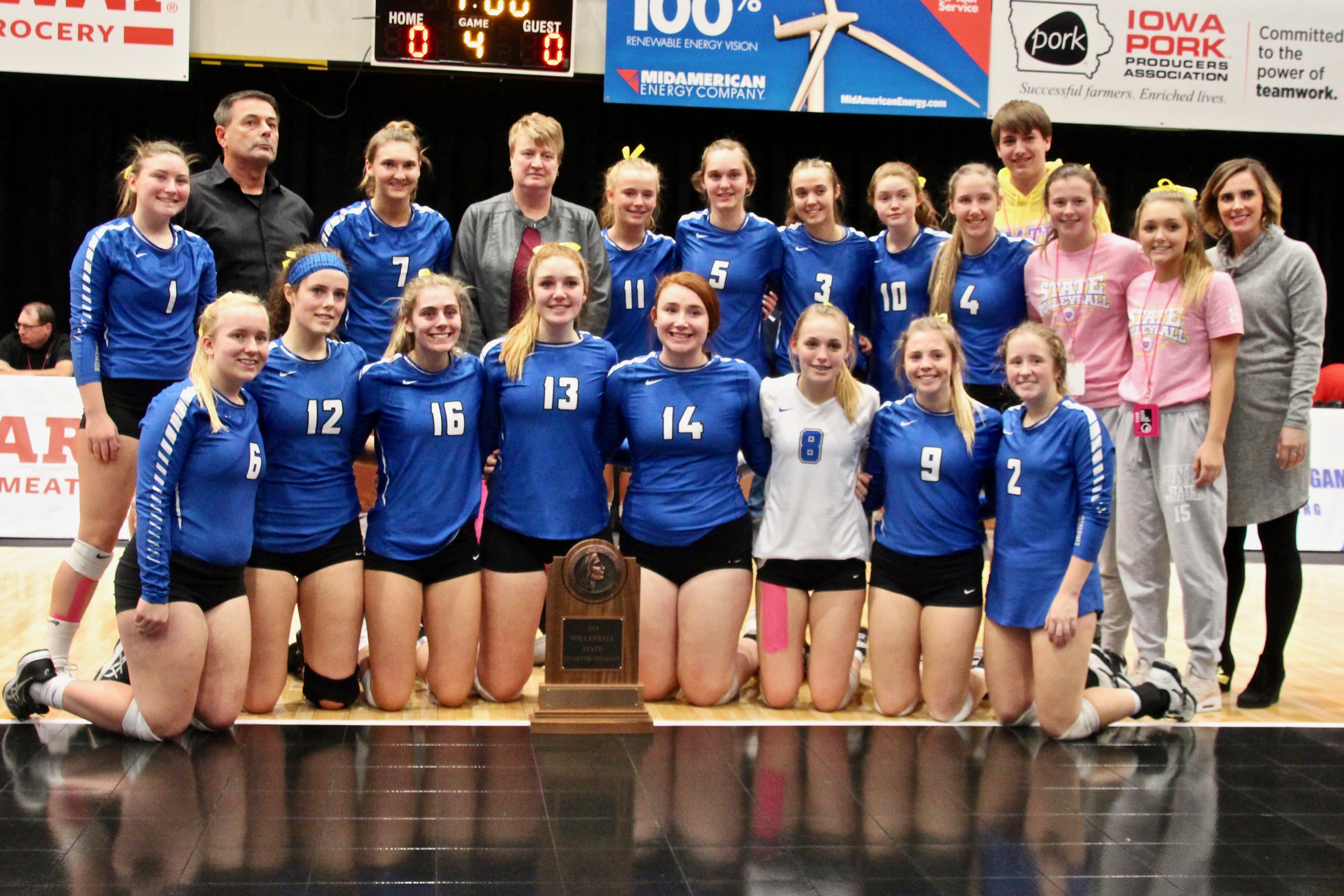DNH volleyball ousted in state quarterfinals The Grundy Register