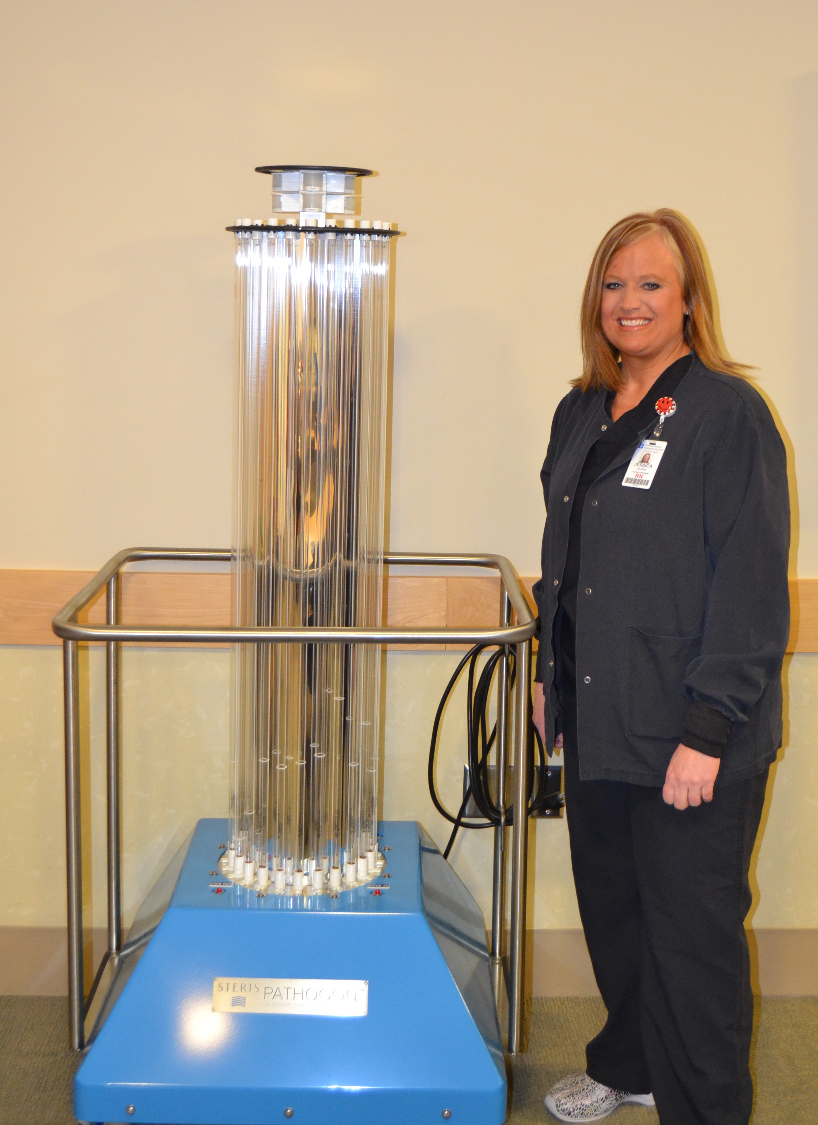 Hospital unveils latest infection control technology The Grundy Register